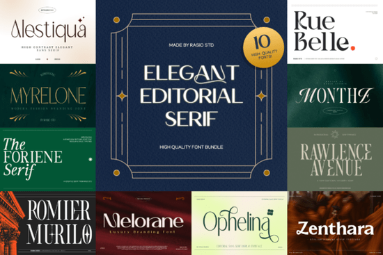 Elegant Editorial Font